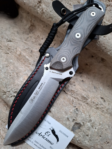 NOVEDAD CUCHILLO WARFARE 195 GRIS NIETO