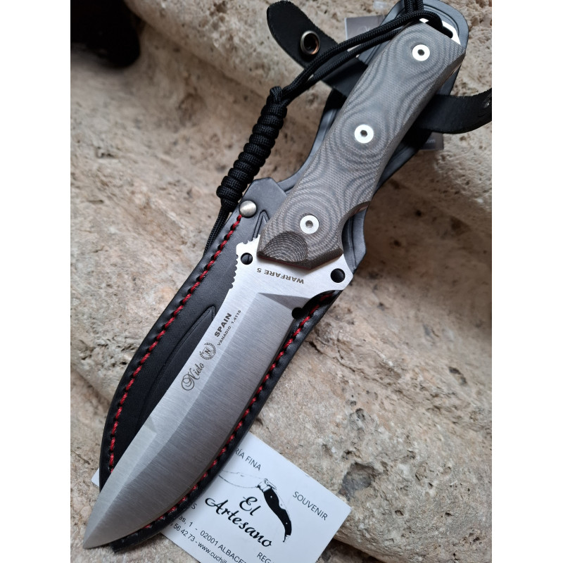 NOVEDAD CUCHILLO WARFARE 195 GRIS NIETO