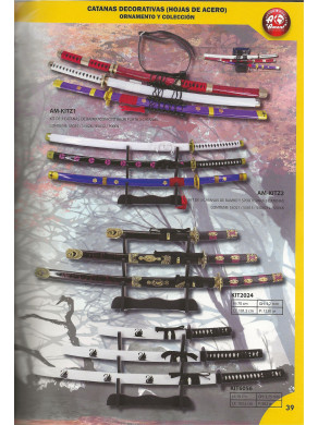 SET DE 3 KATANAS DECOR HABITAT