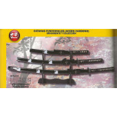KIT DE 3 KATANAS CISNE KIT6057