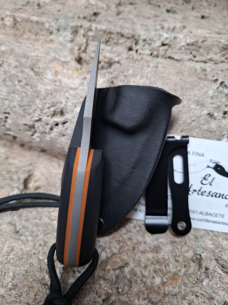 CUCHILLO MINI KAI G10 NEGRO ARENADO
