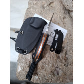 CUCHILLO KAI FR G10 NEGRO HOJA PLATEADA