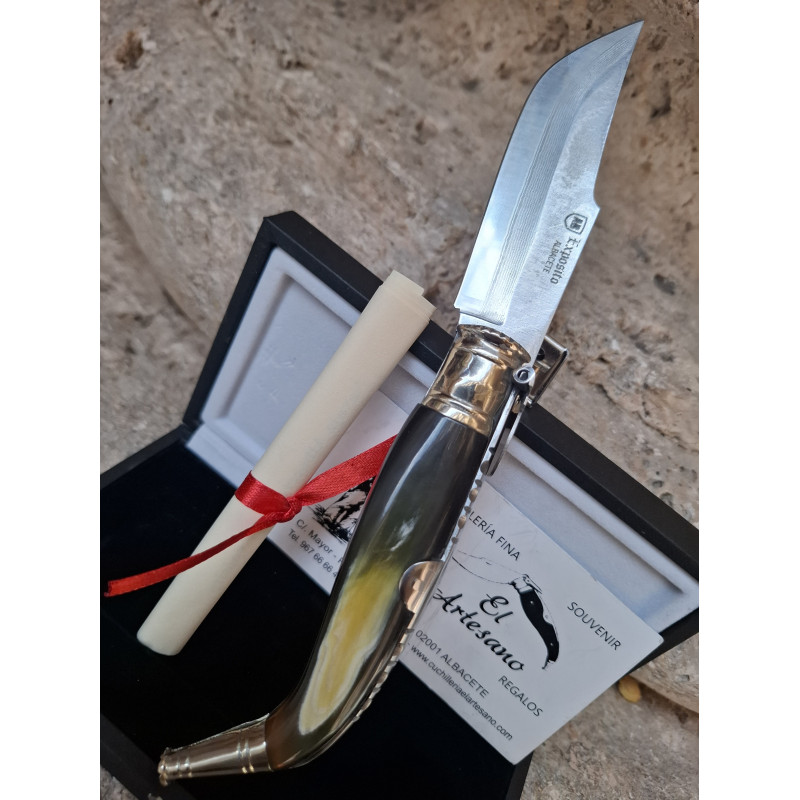 NOVEDAD NAVAJA ALBACETEÑA TORO DAMASCO Nº1 EXPÓSITO