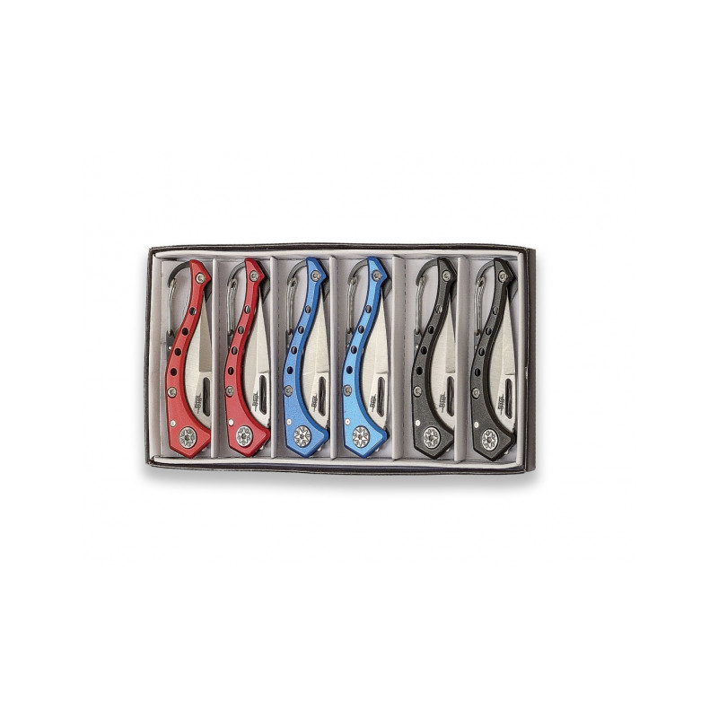NOVEDAD NAVAJAS MOSQUETÓN SET 6 PIEZAS