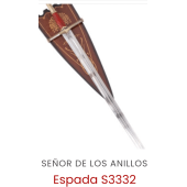 NOVEDAD ESPADA ISILDUR DE LOS ANILLOS DEL PODER S3332