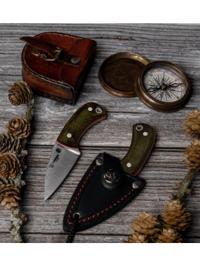 SÚPER OFERTA CUCHILLO YODA MIKARTA CANVAS VERDE 200F