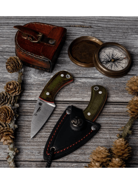 SÚPER OFERTA CUCHILLO YODA MIKARTA CANVAS VERDE 200F