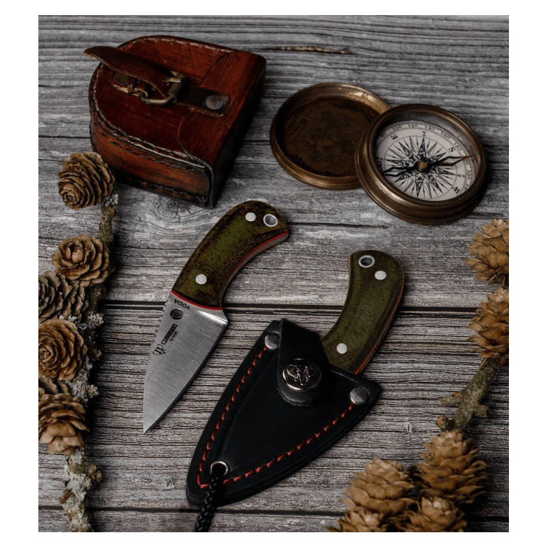 SÚPER OFERTA CUCHILLO YODA MIKARTA CANVAS VERDE 200F