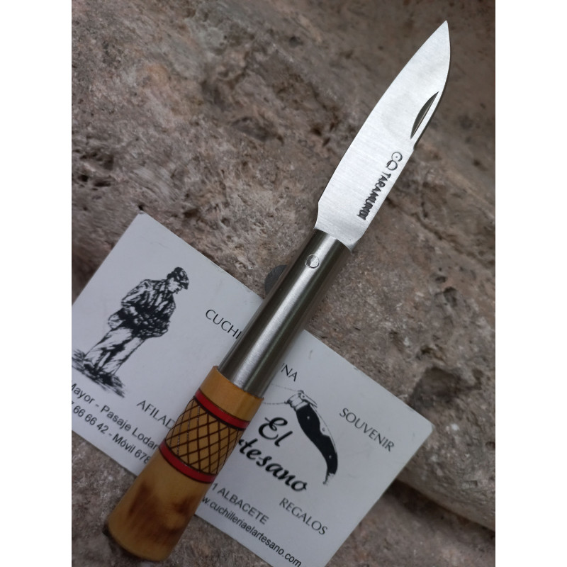 NOVEDAD NAVAJA TARAMUNDI ROJA CON BLOQUEO TARAMUNDI 055