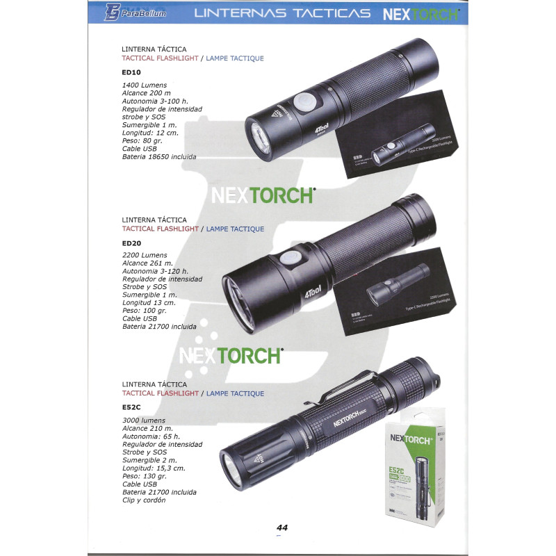 LINTERA TÁCTICA NEXTORCH