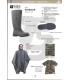 BOTAS DE AGUA O PONCHO O CAMISETA