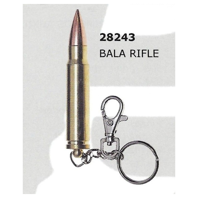 LLAVERO BALA RIFLE