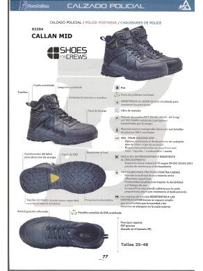 BOTAS TÁCTICAS CALLAN MID