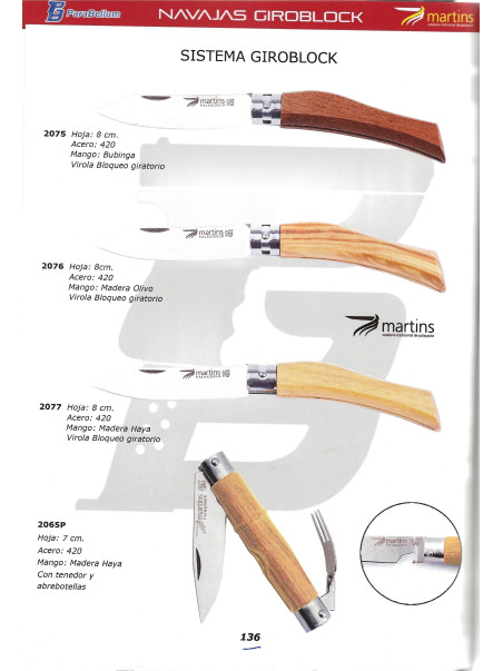 NOVEDAD NAVAJA MARTINS GIROBLOCK