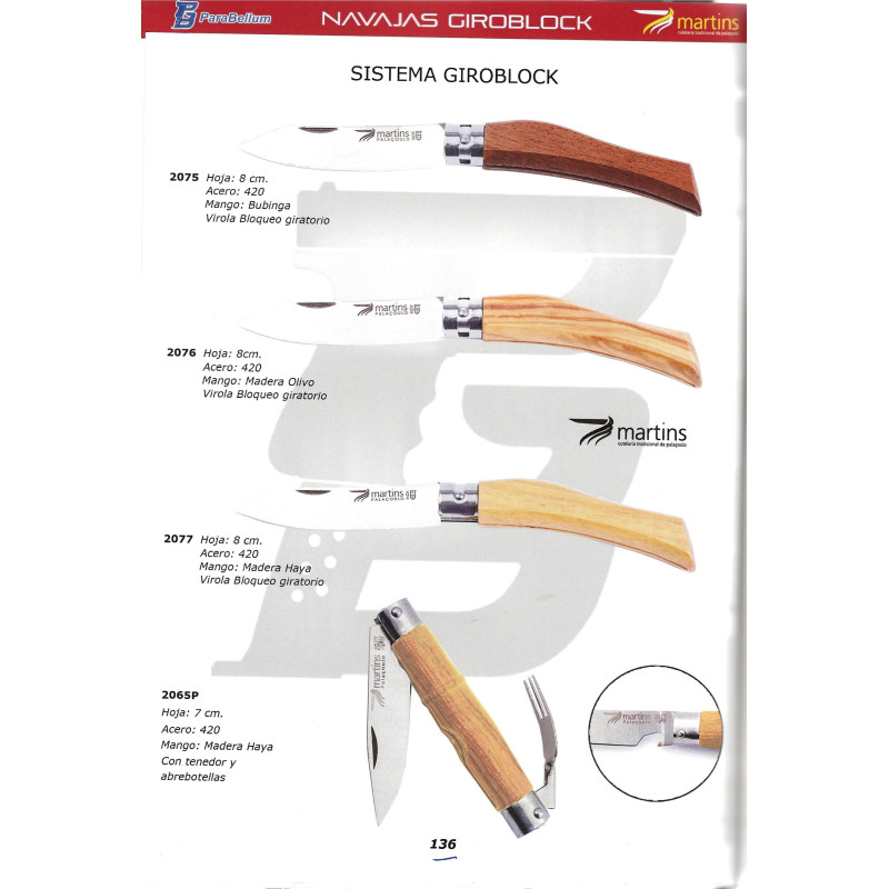 NOVEDAD NAVAJA MARTINS GIROBLOCK