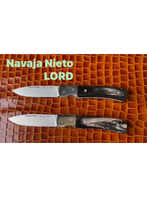NAVAJA LORD VIROLA DE ACERO Y BÚFALO NIETO