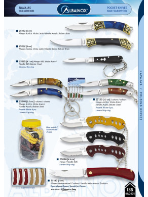 NAVAJA PEQUEÑA, LLAVERO O NAVAJA QUESO