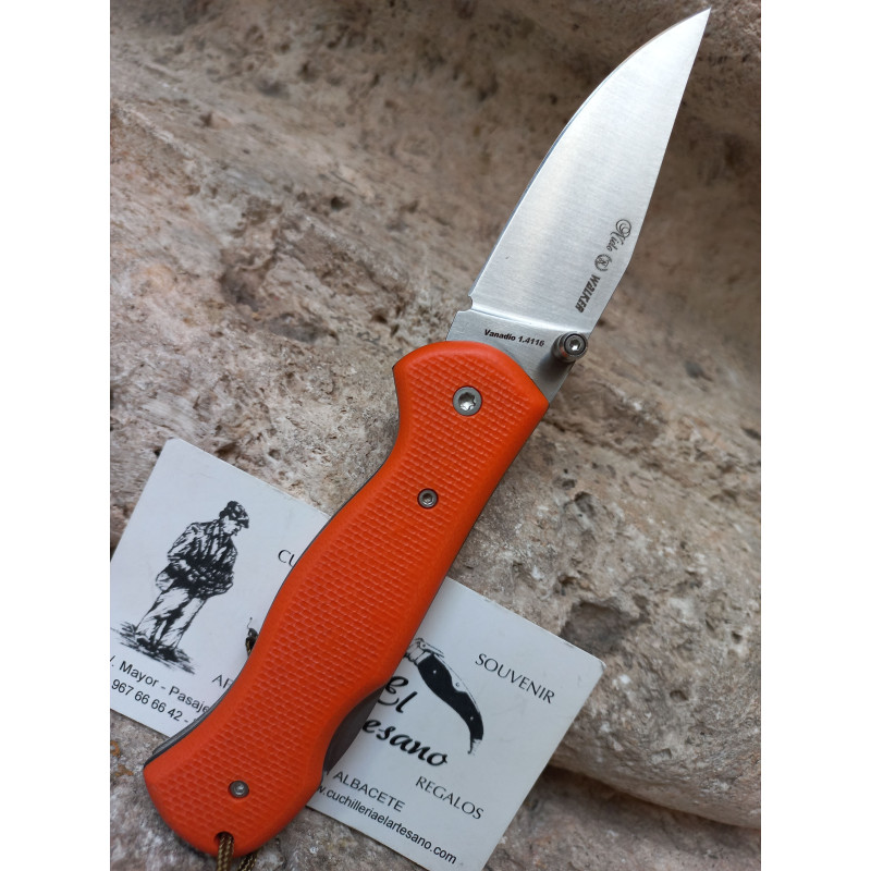 EXCLUSIVA NAVAJA WALKER NIETO G10 NARANJA