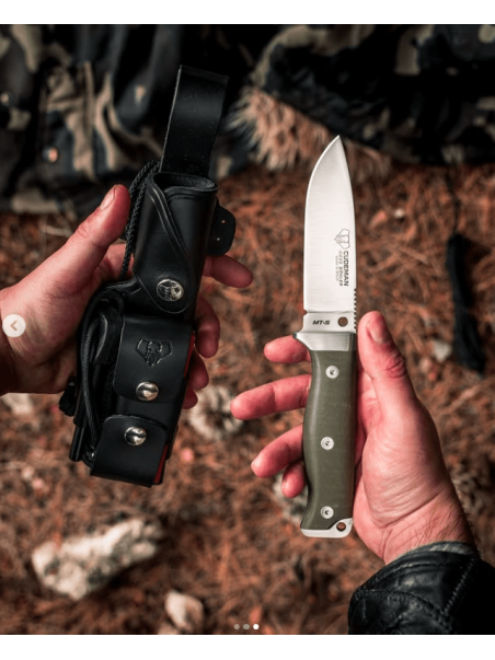 NOVEDAD CUCHILLO MT5 CUDEMAN 120-GV G10 VERDE