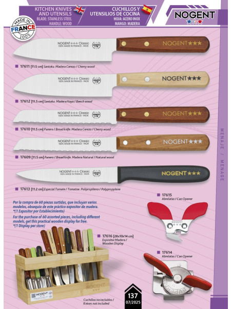 CUCHILLO COCINA O ABRELATAS