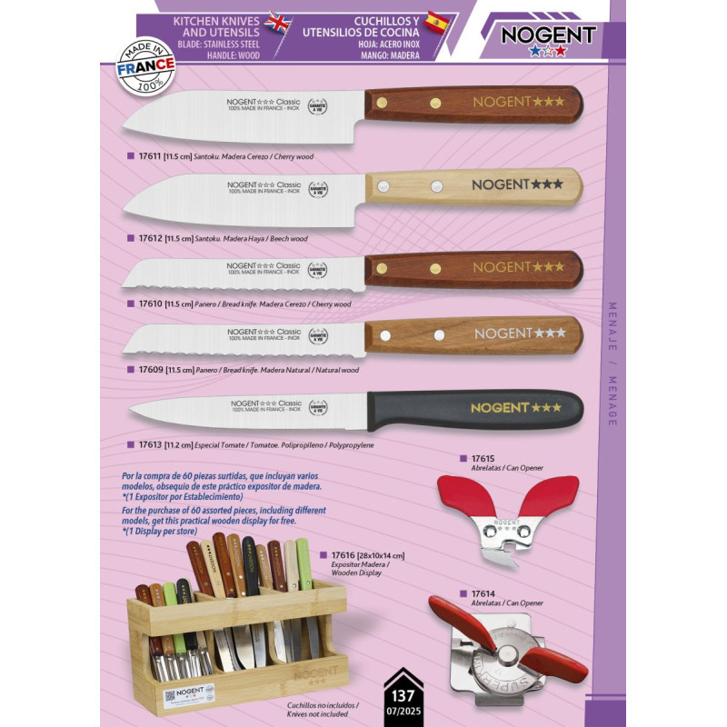 CUCHILLO COCINA O ABRELATAS