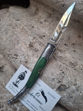 NAVAJA SERRANA VERDE 10,5CM