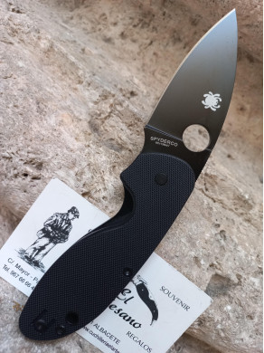 NAVAJA SPYDERCO EFFICIENT NEGRO PAVONADO