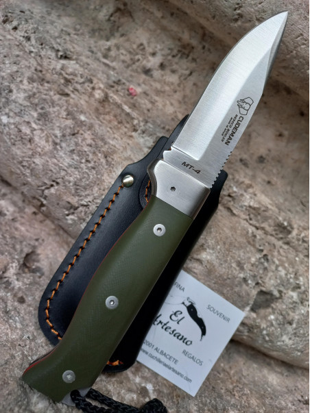NOVEDAD NAVAJA CUDEMAN MT4 G10 VERDE 384-GVF