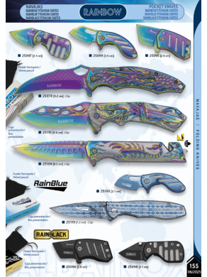 NOVEDAD NAVAJA RAINBOW, RAINBLUE O RAINBLACK