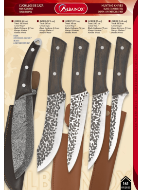 NOVEDAD CUCHILLO CAZA HOJA DECORADA LÁSER