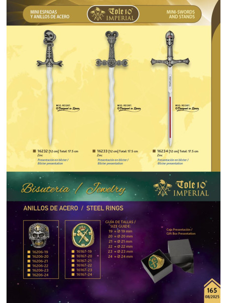 ABRECARTAS ESPADA O ANILLO