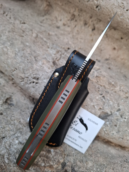 NAVAJA MINI RANGER CUDEMAN G10 VERDE 337-GVF FUNDA