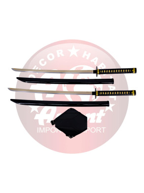 SET DE 2 KATANAS MOCHILA DEADPOOL