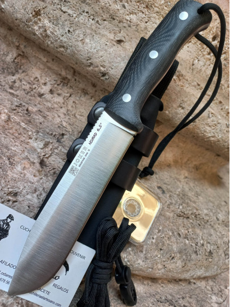 NOVEDAD CUCHILLO NOMAD 6,5 MIKARTA NEGRA KYDEX