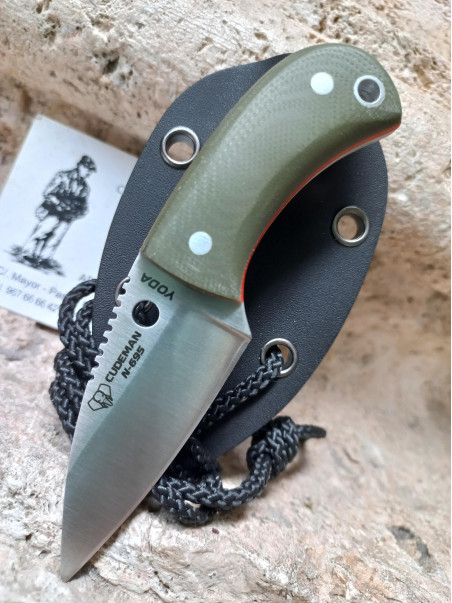 OFERTA CUCHILLO YODA G10 VERDE CUDEMAN 200GVK