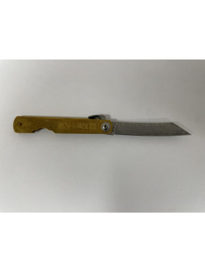 NAVAJA HIGONOKAMI DAMASCO LATÓN 895