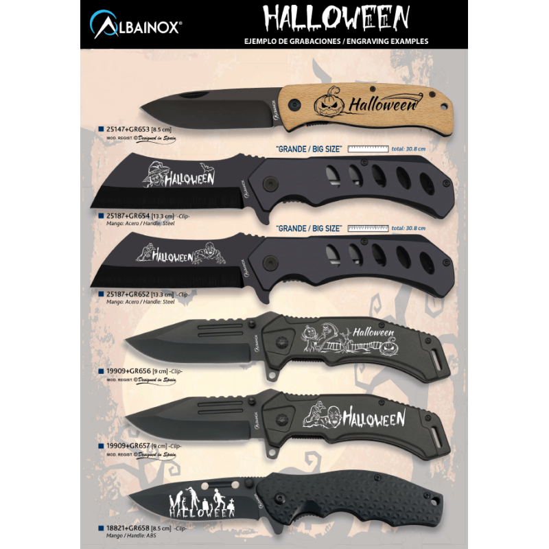 SÚPER OFERTA NAVAJA HALLOWEEN