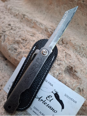 NAVAJA HIGONOKAMI DAMASCO LAVADO A LA PIEDRA 891