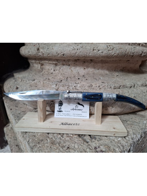 NAVAJA ÁRABE DECORADA AZUL Nº4