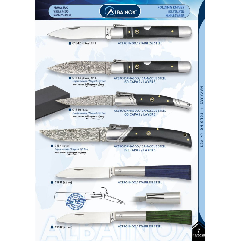 NAVAJA MACHETE O NAVAJA DAMASCO O NAVAJA ESTILO TARAMUNDI