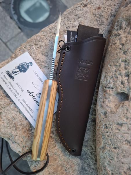 CUCHILLO GRAN ERIZO TS2 OLIVO JOKER