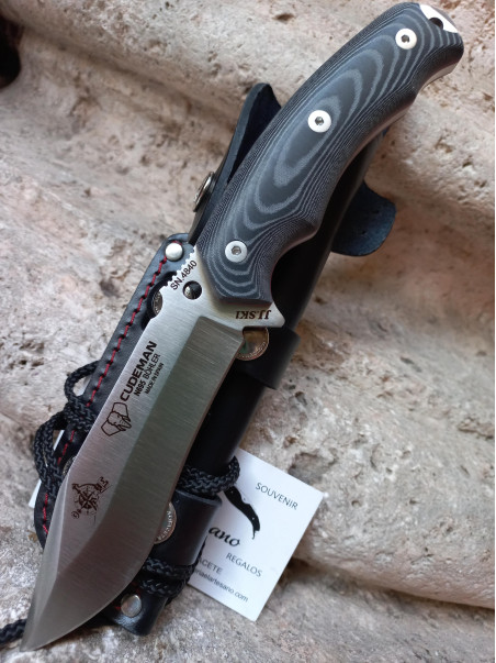 CUCHILLO CAZA CUDEMAN JJSK1 MIKARTA NEGRA 124-M