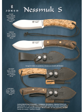 NOVEDAD CUCHILLO NESSMUK JOKER