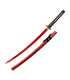 KATANA ACERO ROJO JAPÓN FEUDAL 40320