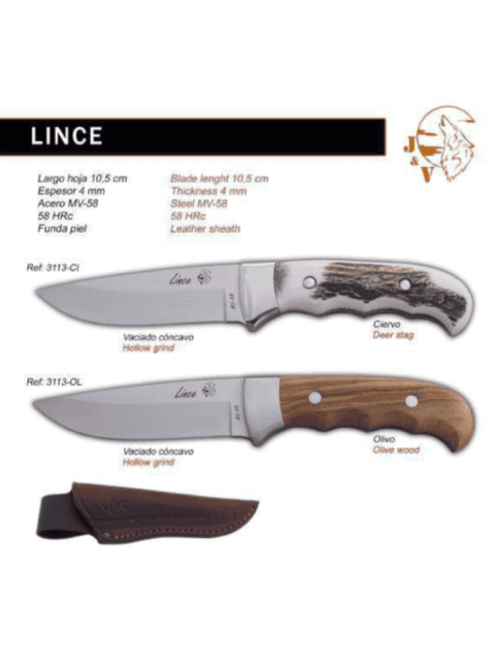 NOVEDAD CUCHILLO LINCE J&V