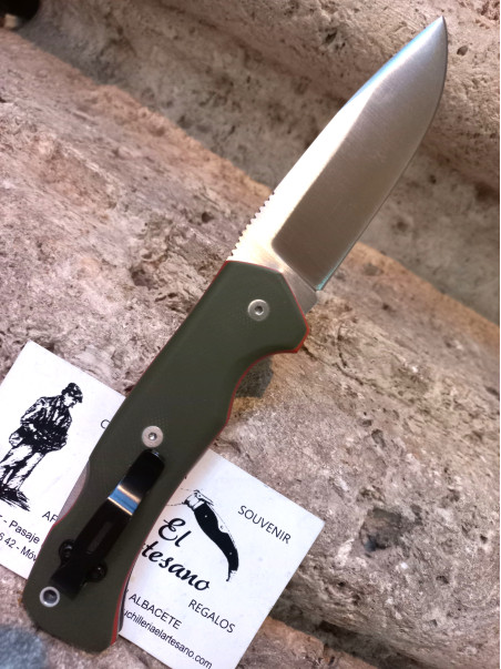 NAVAJA MINI RANGER CUDEMAN G10 VERDE 337-GV