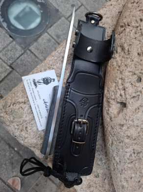 CUCHILLO BS9 J&V MIKARTA NEGRA ACERO MOVA