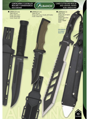 CUCHILLO O CORTACAÑAS TÁCTICO