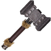 MARTILLO DOOMHAMMER WORLD OF WARCRAFT METÁLICO