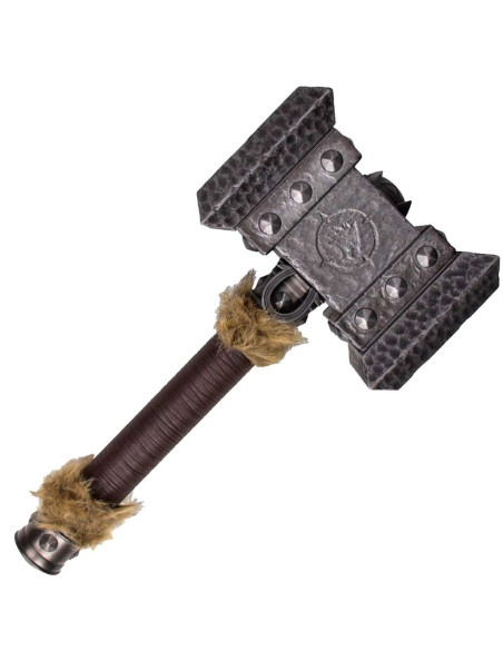 MARTILLO DOOMHAMMER WORLD OF WARCRAFT METÁLICO